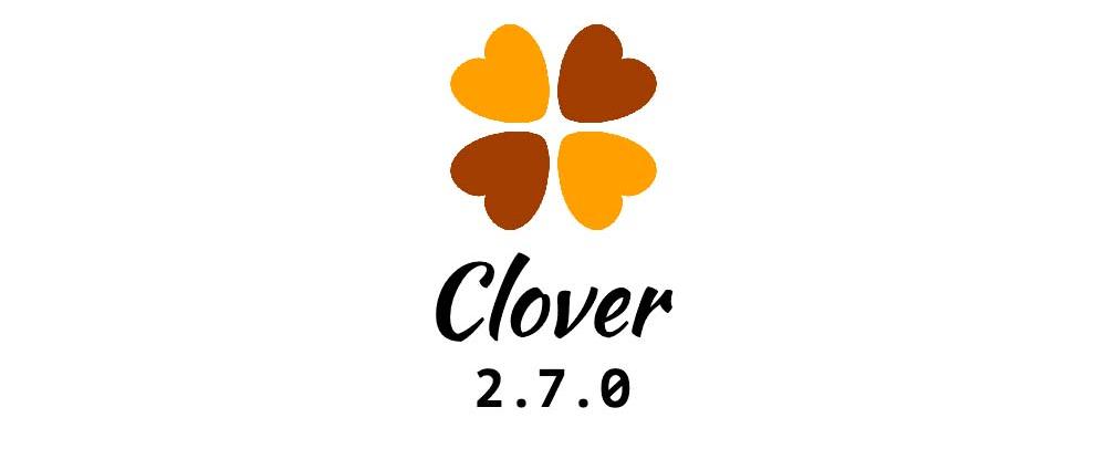 Clover 2.7.0 - Documentation